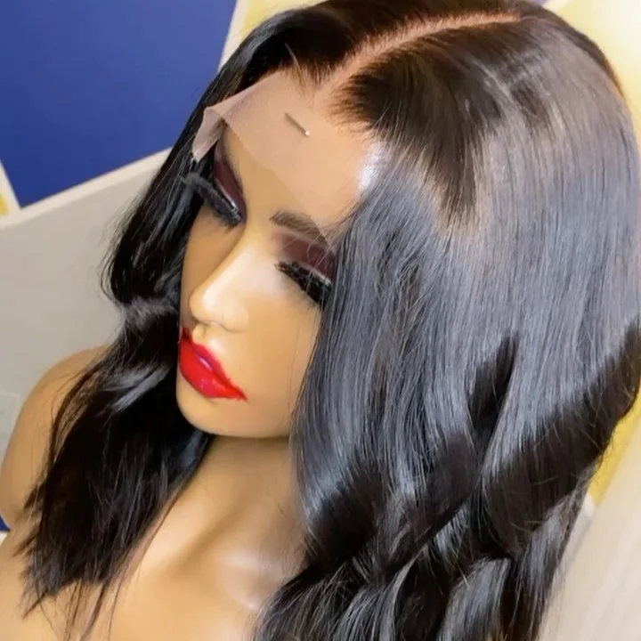 

Hot Sale Body Wave Heat Resistant Indian Hair Raw Lace Front Wigs