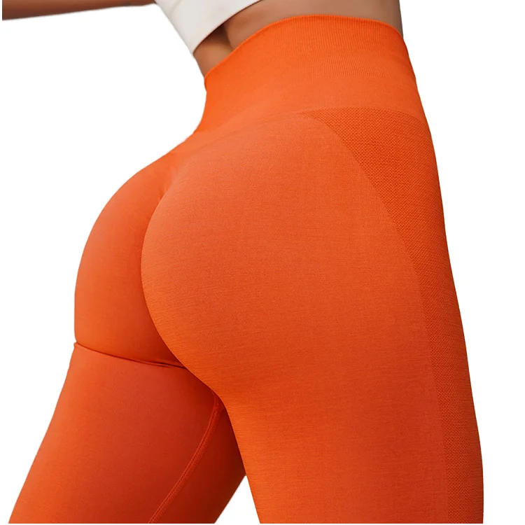 High-Waisted无缝Yoga Pants