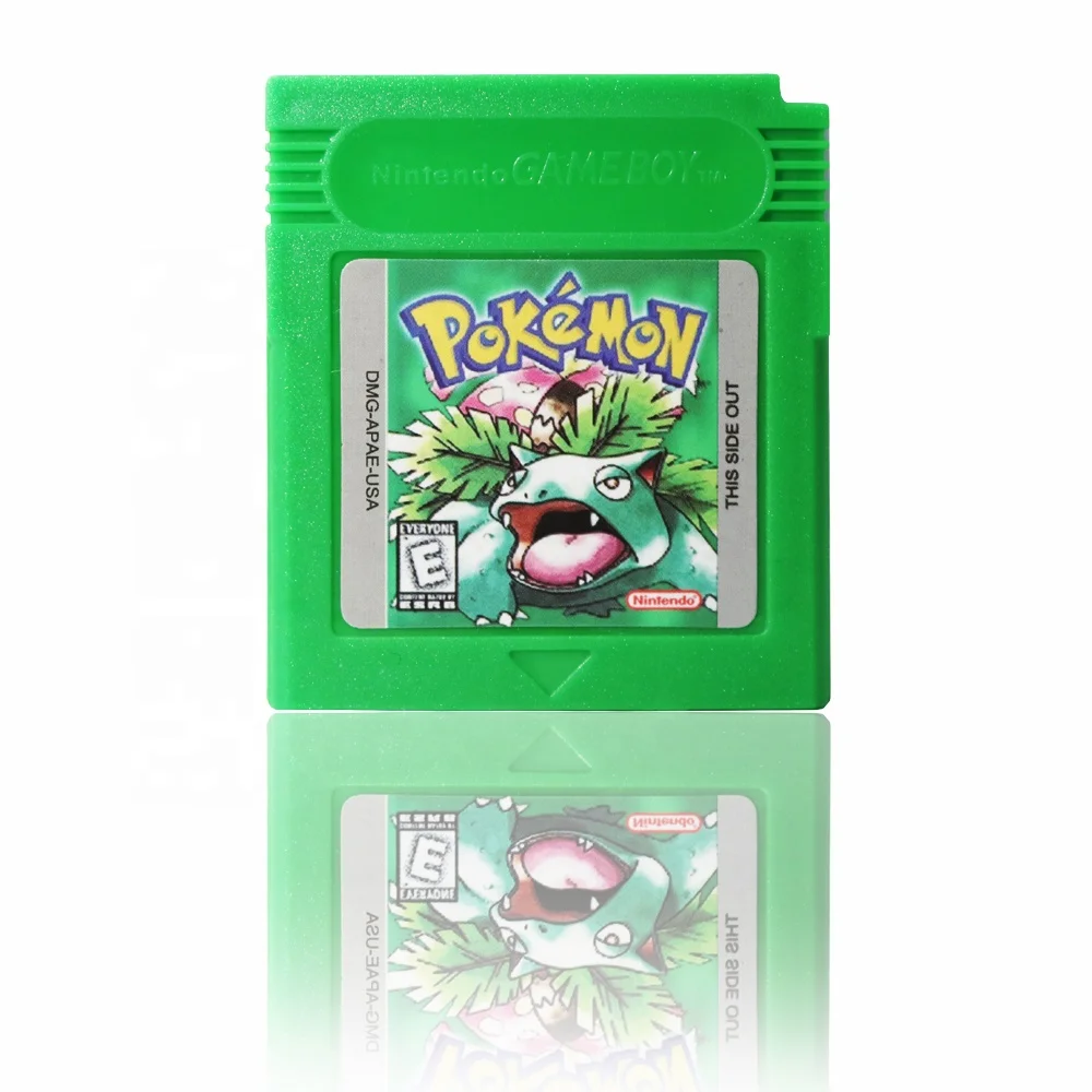 

USA Video Game Cards Pokemon:Green Version For Game Boy Color games GBC