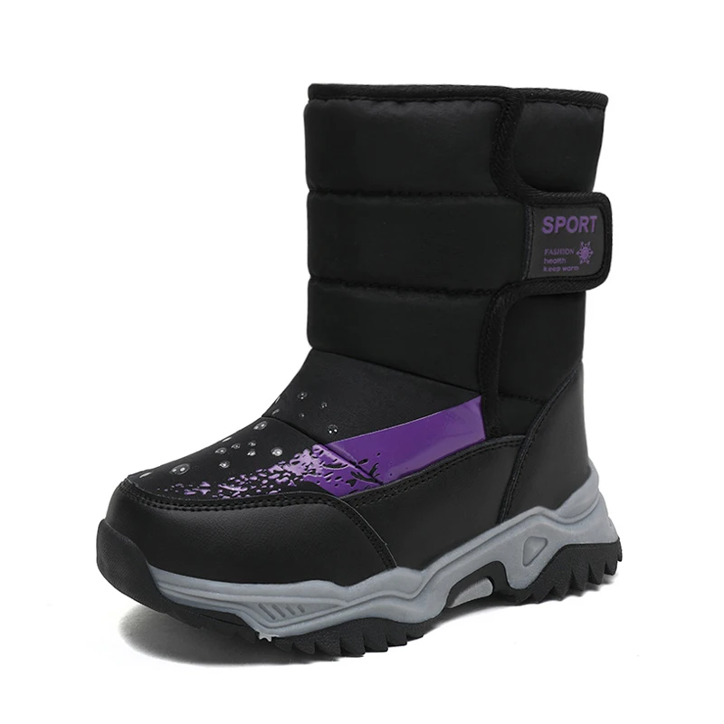 

YZ New Anti-Slip Hot sale outdoor warm high-top snow shoes for Children