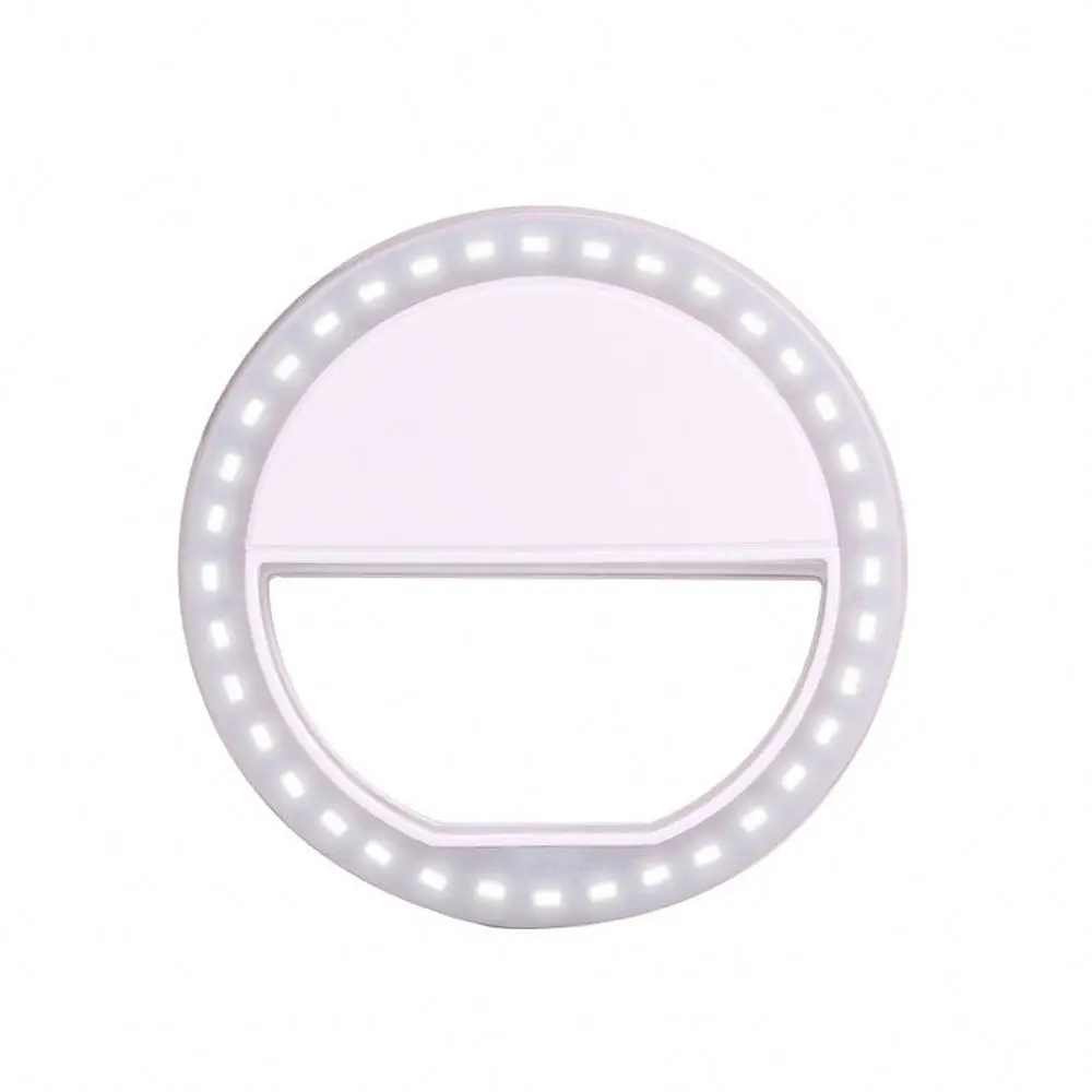 

Portable Selfie Artifact Mobile Phone LED Selfie Flash Ring, Pink/blue/white/black