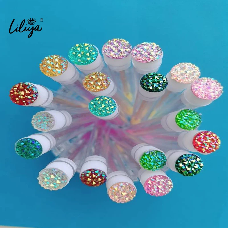 

Factory Private Label High Quality Colorful Disposable Mascara Wands Eyelash Brush Spoolies For Eye Lash Extension, Customized color