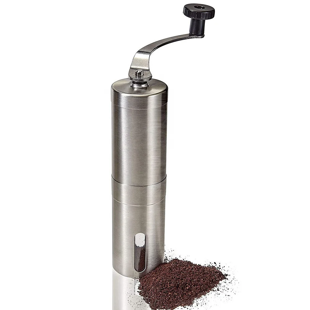 

Portable stainless steel coffee grinder hand crank grinder manual coffee tool