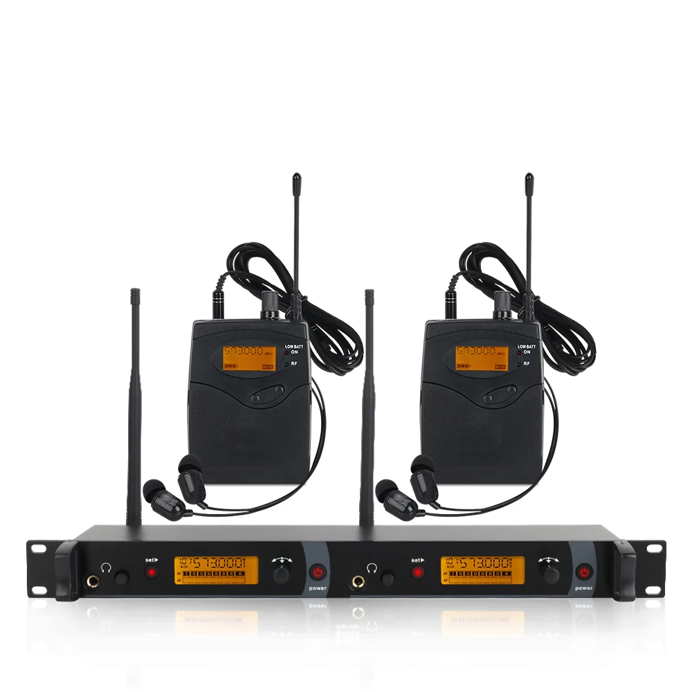 

2018 Newest In Ear Monitor Wireless System SR2050 Monitoring Professional For Musicians, Black