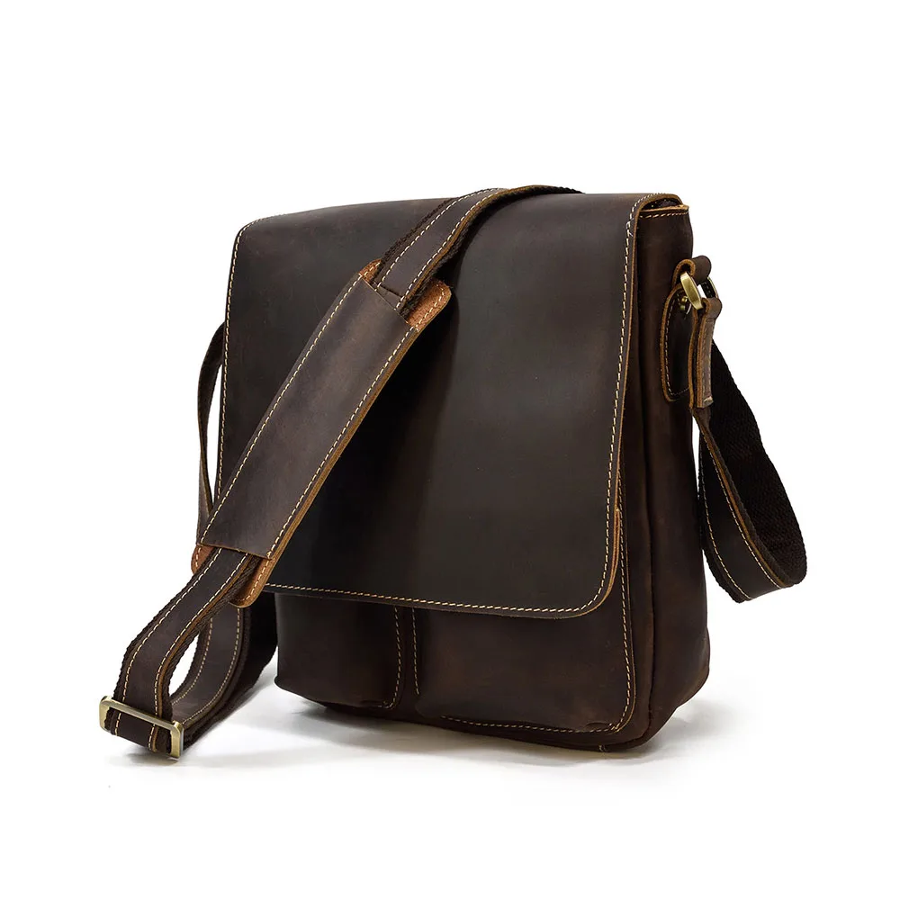 

Executive Man leather travel shoulder Messenger Bags