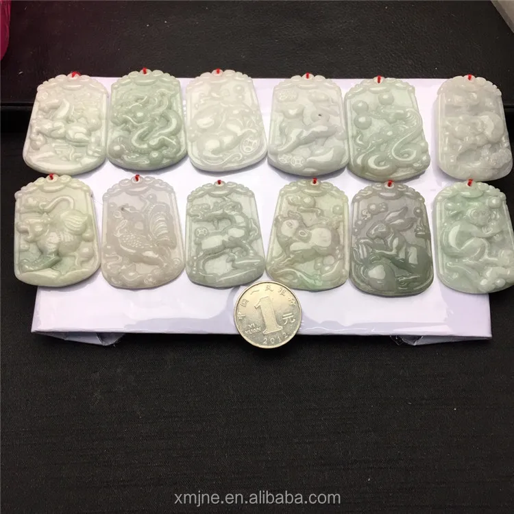 

Certified Grade A Burma Jade 12 Zodiac 12 Zodiac Jade Pendant Pendant Jade Handicraft Factory Wholesale