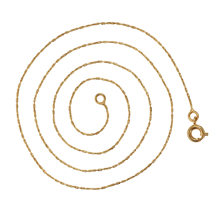 

46233 xuping hot selling gold necklaces 24k plated simple necklaces
