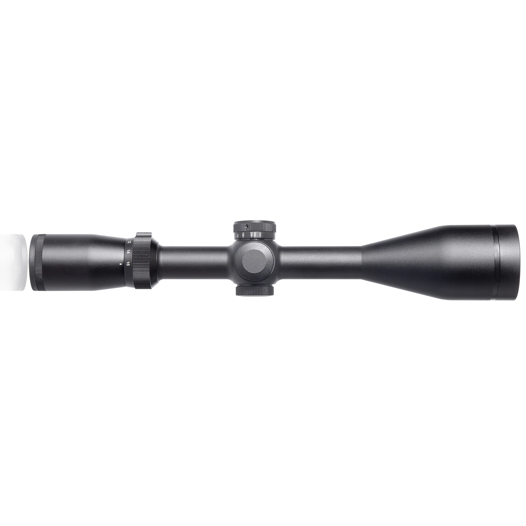 

Billings OEM Hunting Scope BI 4-16X44AO Focus Objective Riflescope for long range shooting, Matte black