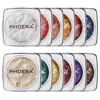 

PHOERA 12 Colors Long Lasting EyeShadow Pearlescent Gel Eye Shadow Eye Contour Shiny Metallic Eyeshadow Makeup Palette