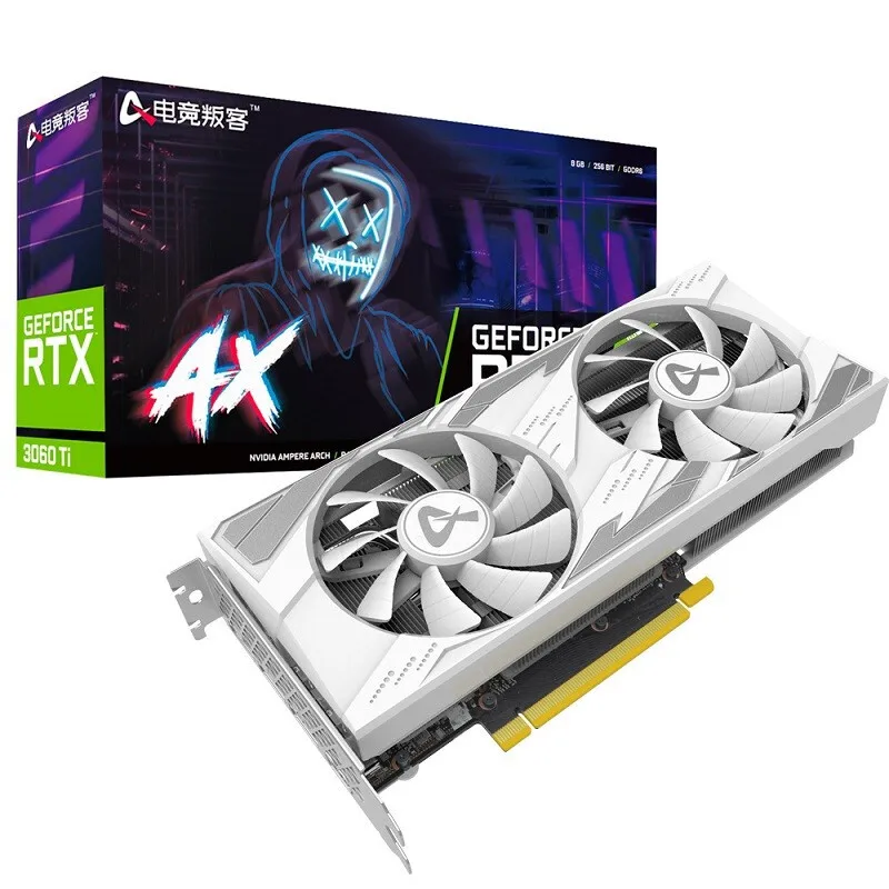 

Attractive price new type ax rtx3060 3060ti x2w lhr white new graphics card gamming 8gb