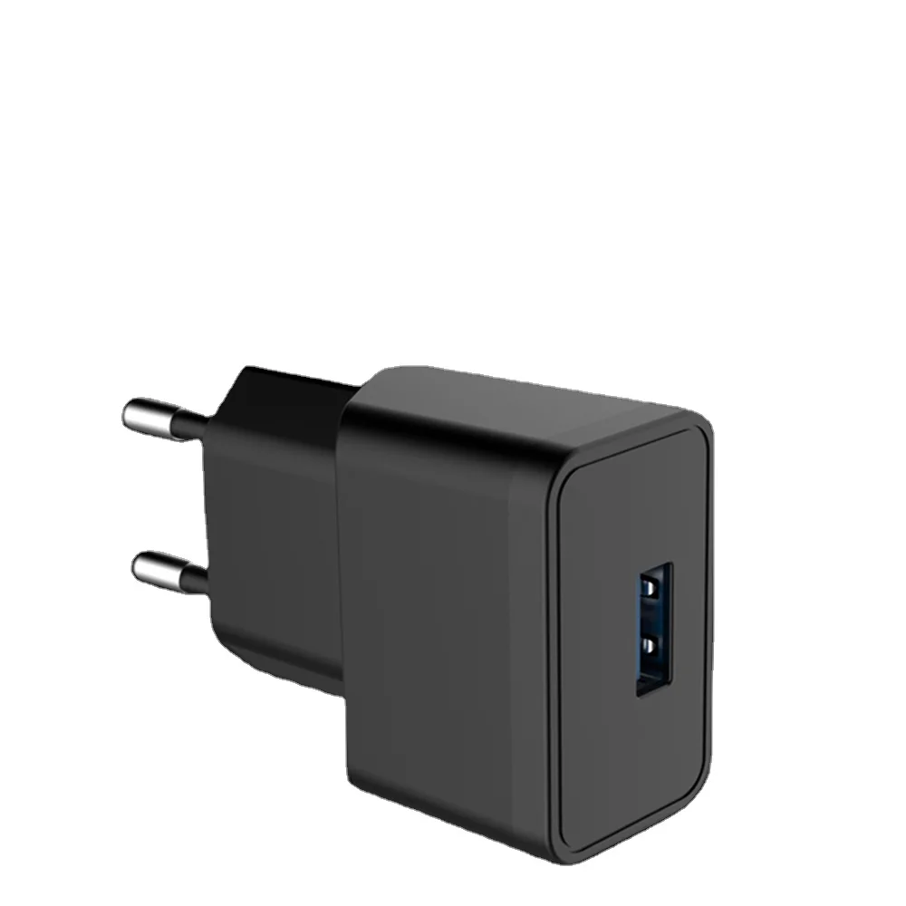 

universal portable usb charger travel wall charger for samsung xiaomi huawei mobile phone ipad, Black/white