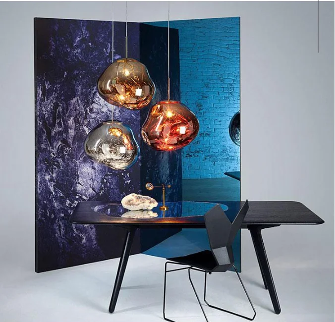 Hot Sale Energy Saving lighting room art decor children lava glass led pendant lamp