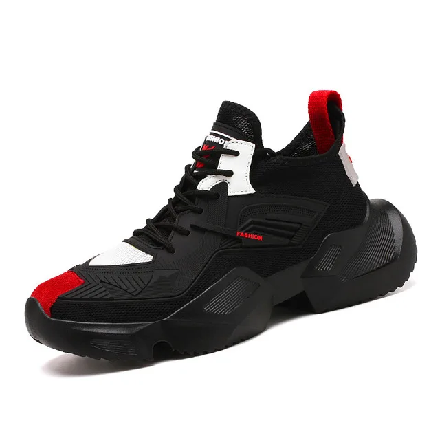 

Dropshipping Men Running Mesh Sneakers Fashion Men's Lightweight Comfortable Height Increasing Casual Footwear for Male