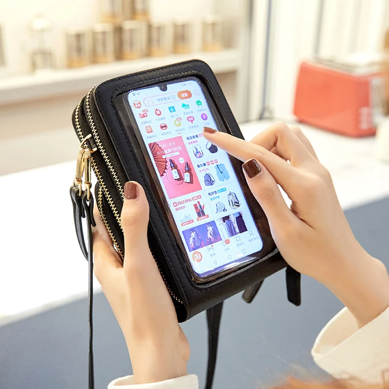 

Good Quality Small Crossbody bags Lady Cell Phone Wallet Fashion Women Purse Custom Designer Mobile Phone Bags Shoulder bags, Various color available