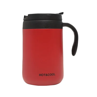

Eco-friendly stainless steel vacuum flask with lid coffee cup, As picture