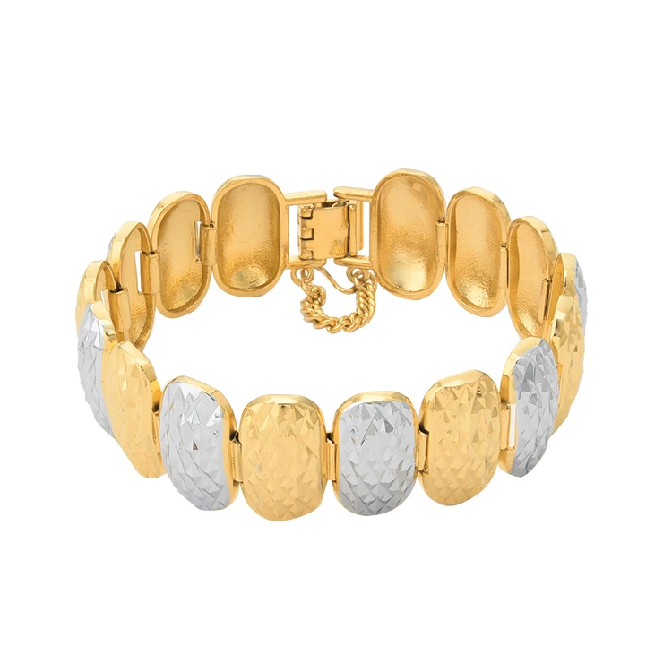 

JXX SSL-35-20N Factory Jewelry 24K Gold Plated Vermeil Gold Bracelet 2021 Brand Gold Bracelets Bracelets Accessories Women, 24k gold color plated