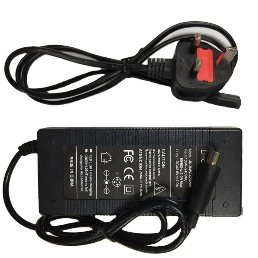 

Electric Scooter Charger 42V 2A Battery Charger for Mijia M365/ES Electric Scooter, Black