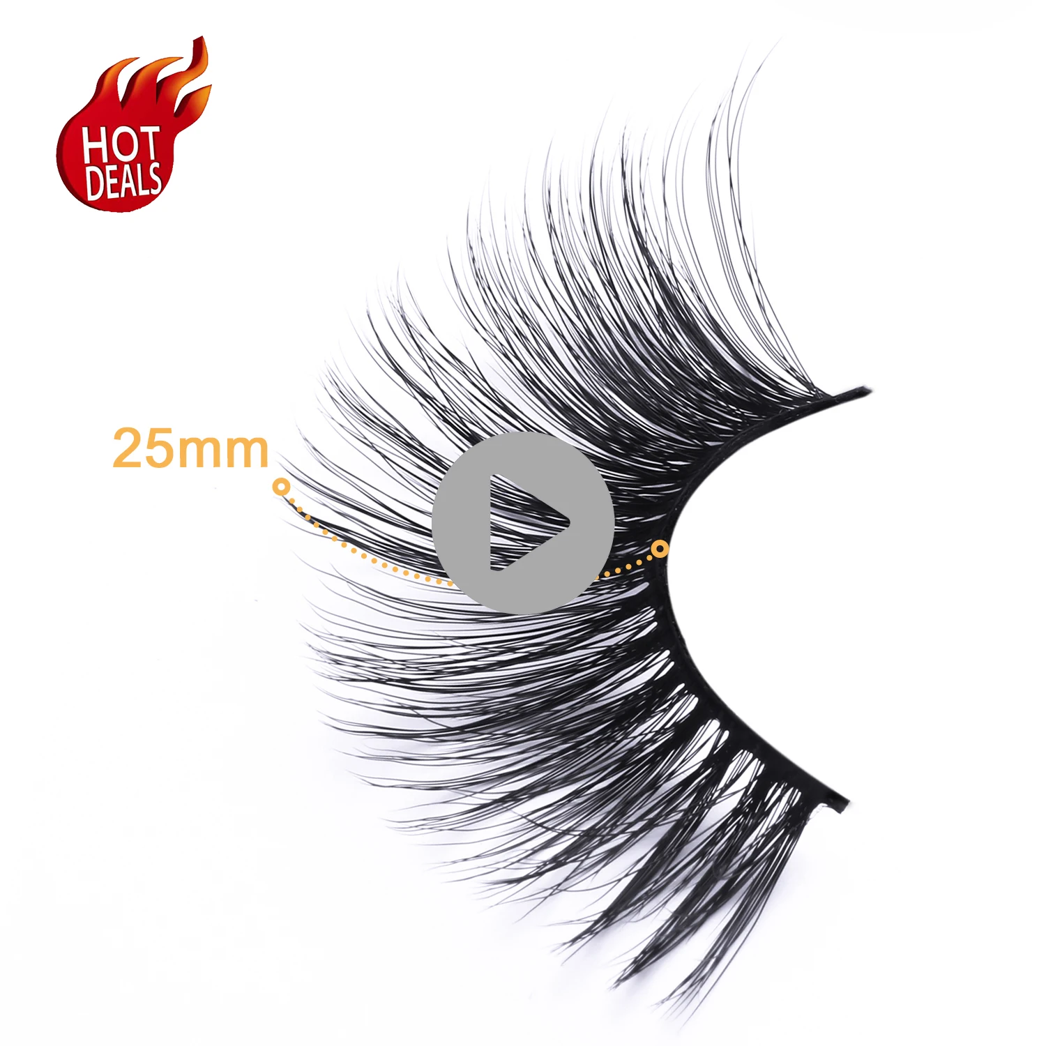 

CK-10 Soararc factory wholsale 25mm faux mink eyelash glue pen,vendor customized boxes magnetic 3d mink eyelashes extension, Black