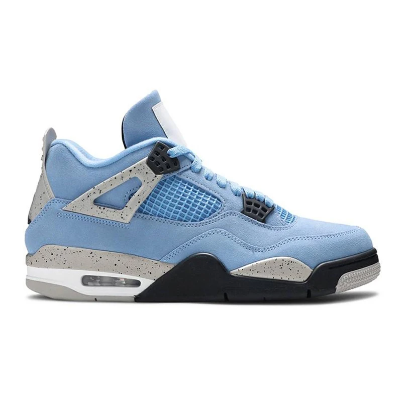 

4 Retro SE University Blue men women sneakers fashion casual sports shoes basketball shoes, 1 colors