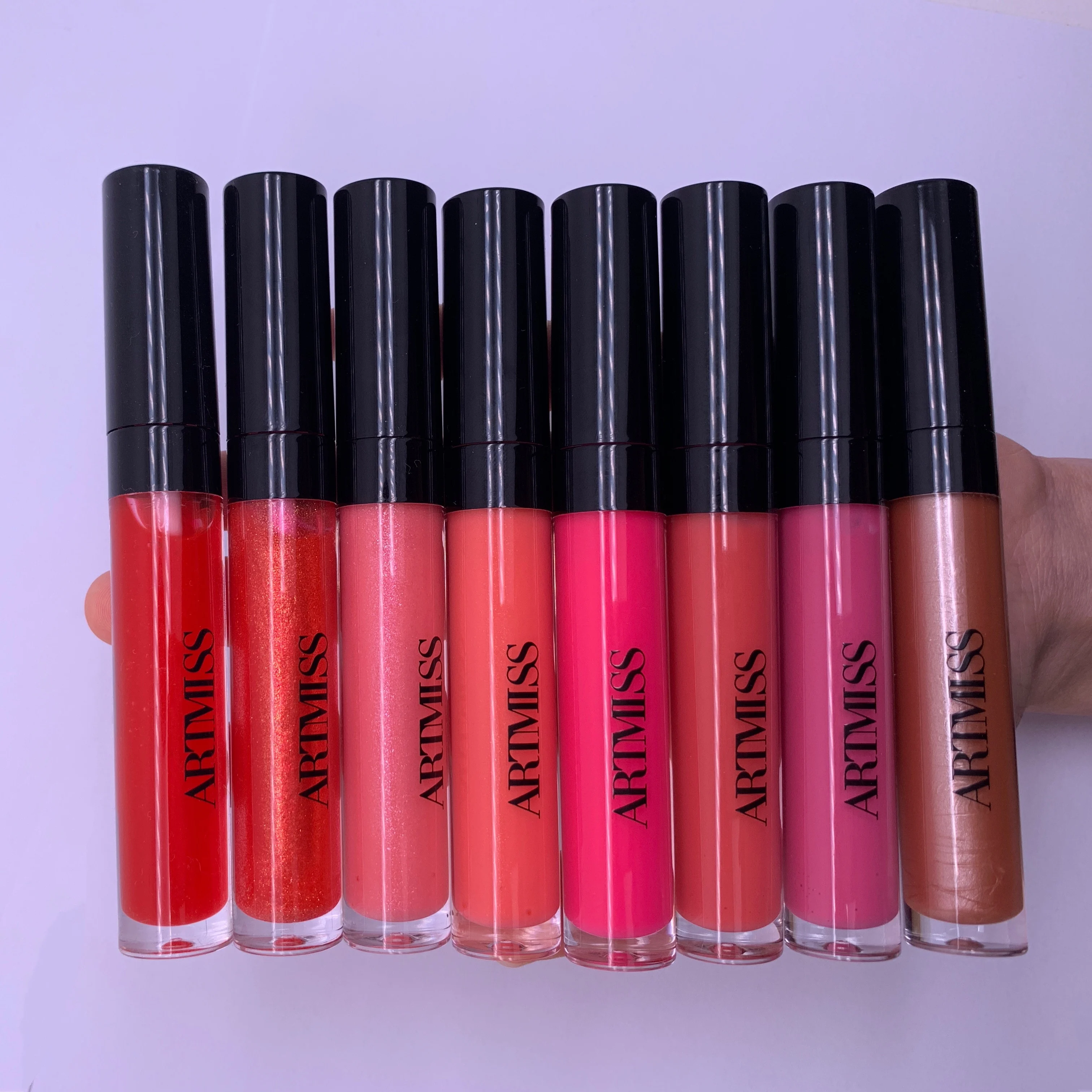 

ARTMISS beauty treats flavored luxury organic glossy nude vegan flavor oil for cute kids base gel vendor liquid lip gloss