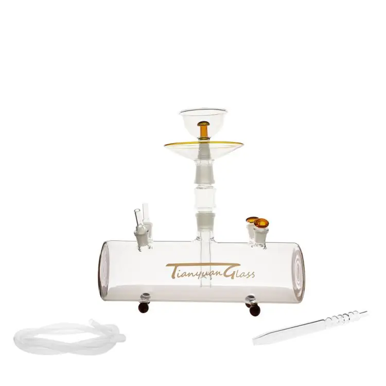 

Factory Outlet High quality cage hookah aluminum cage glass bottle shisha mini maya hookah, Clear