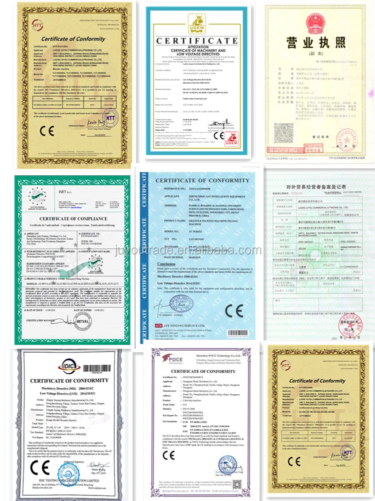 Our certificate 