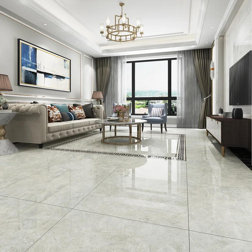 
800x800 full polished glazed porcelain floor tile in Guangdong 