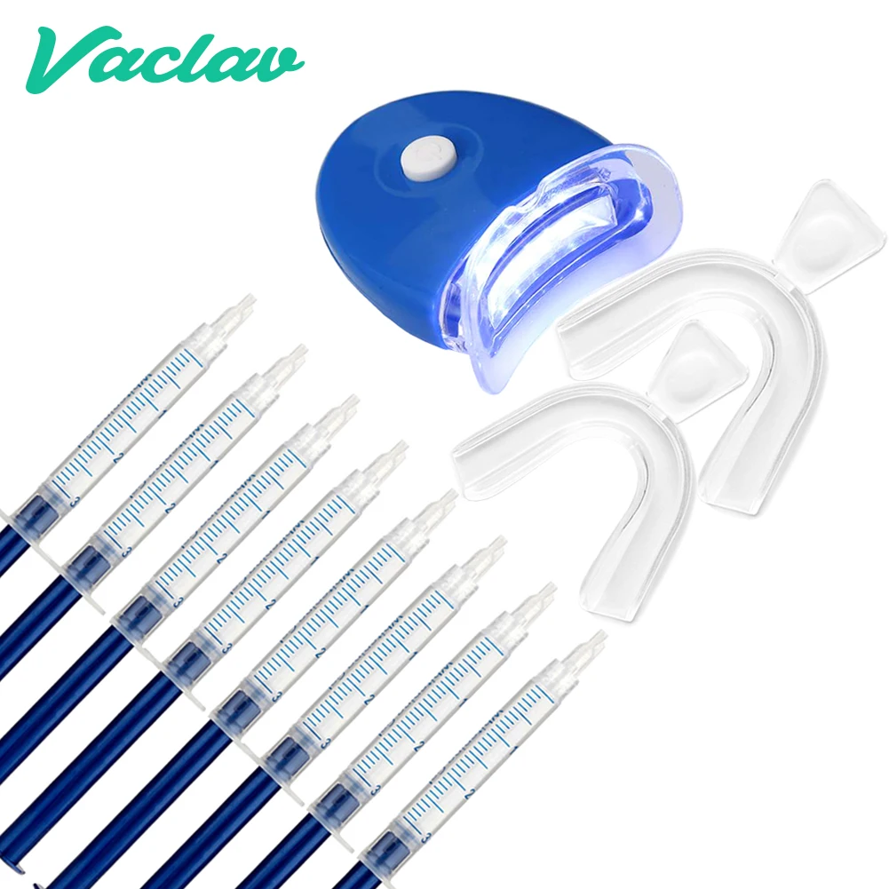 

Activated Charcoal Gel Whitening Tooth Kits PAP LED Light Whitening Kits Custom Logo