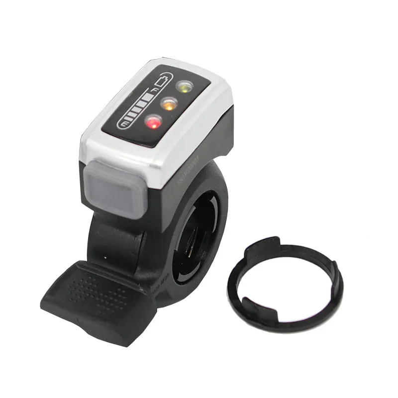 

Wuxing 24V 36V 48V Thumb throttle with battery power display and on off switch 106DX