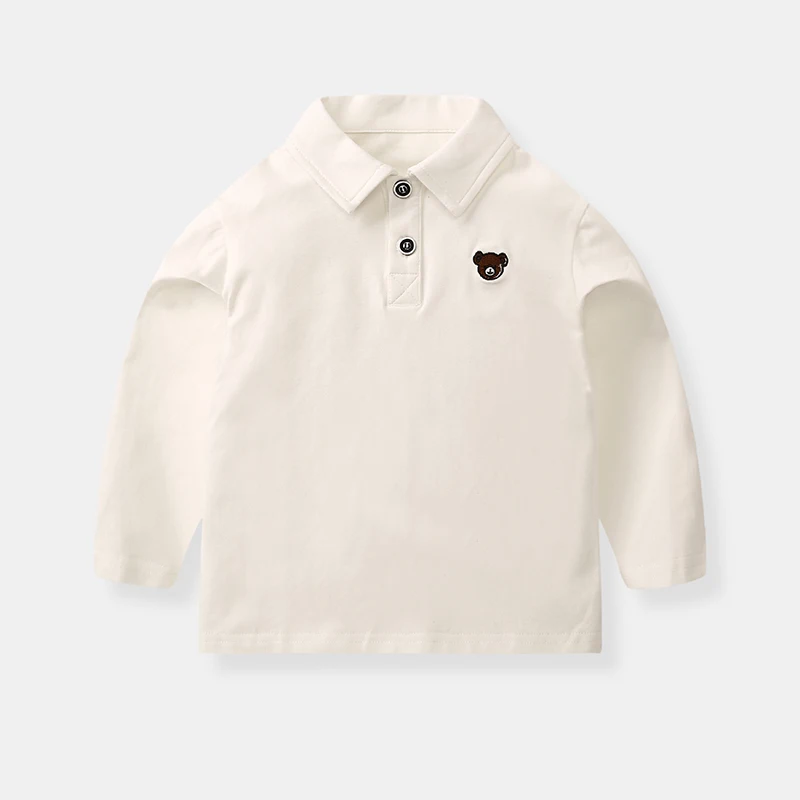 
2020 High Quality Custom cotton boy kids Cotton shirts polo shirt with long sleeve 