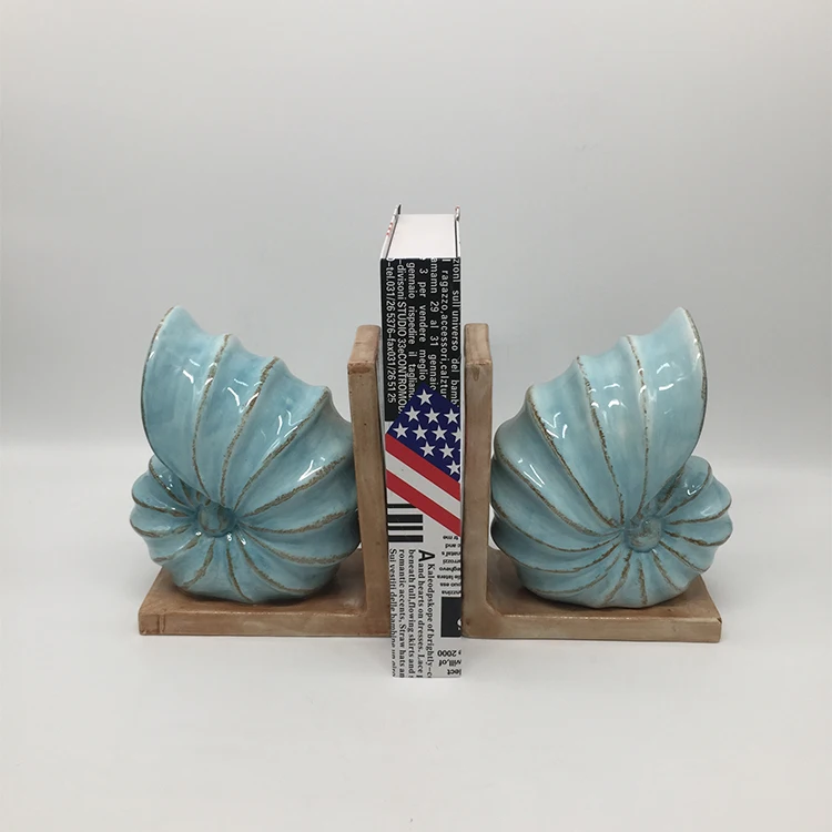 Bookends Shaped Inexpensive Cheap Price School Library Reading Conch Book Stand