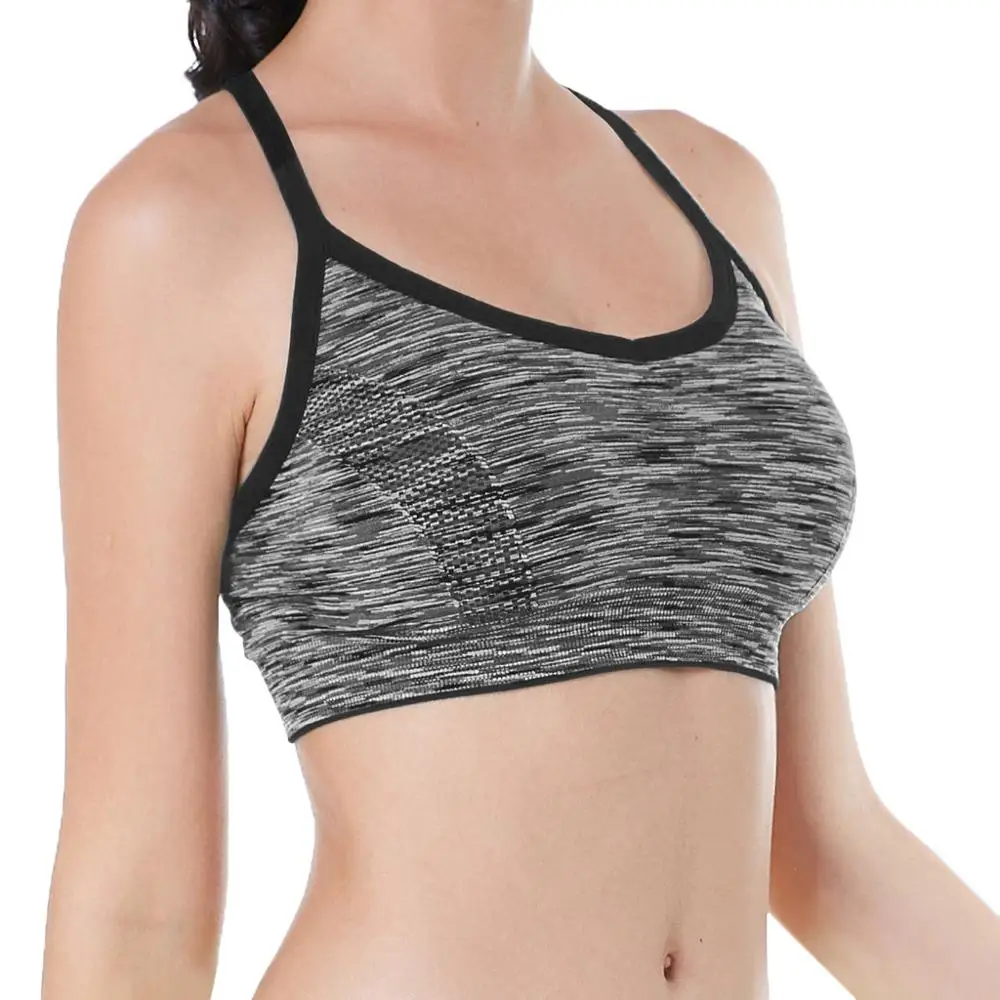 

Women Brassiere Fitness Tank Top Female Sport Yoga Push Up Sports Bra Running Vest Female#25