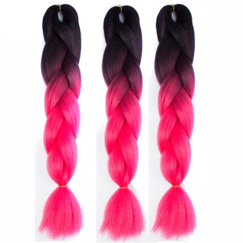 

Wholesale 24 Inches High Quality High Temperature Heat Resistant Raw Material Highlighted Jumbo Braid Hair, 63 types(contact with cusomer service)