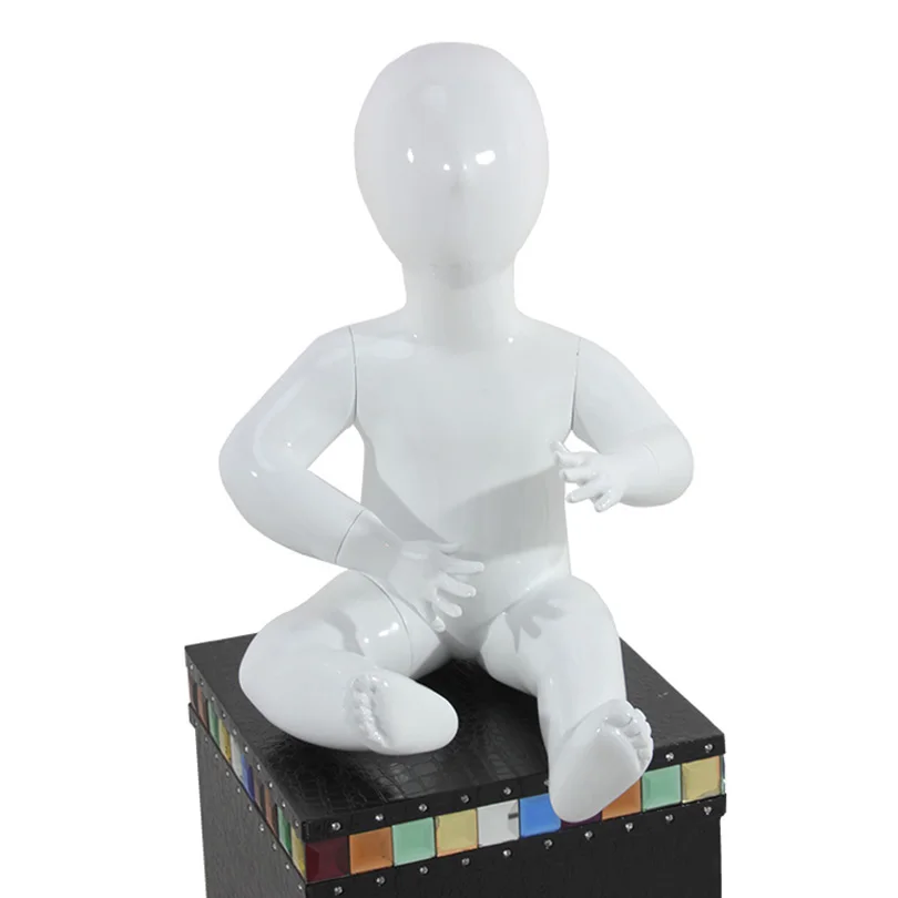 

Display Boy and girl sitting child kids baby mannequin