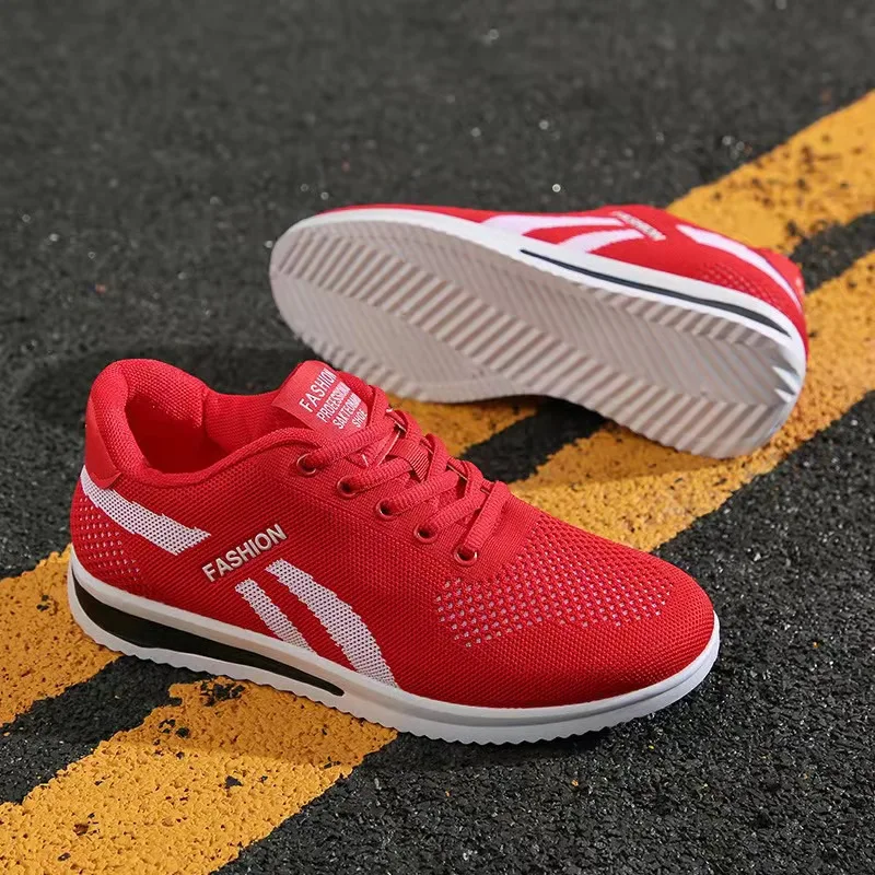 

Fashion Oem New Style Men Casual Sport Running Shoes Red Colour