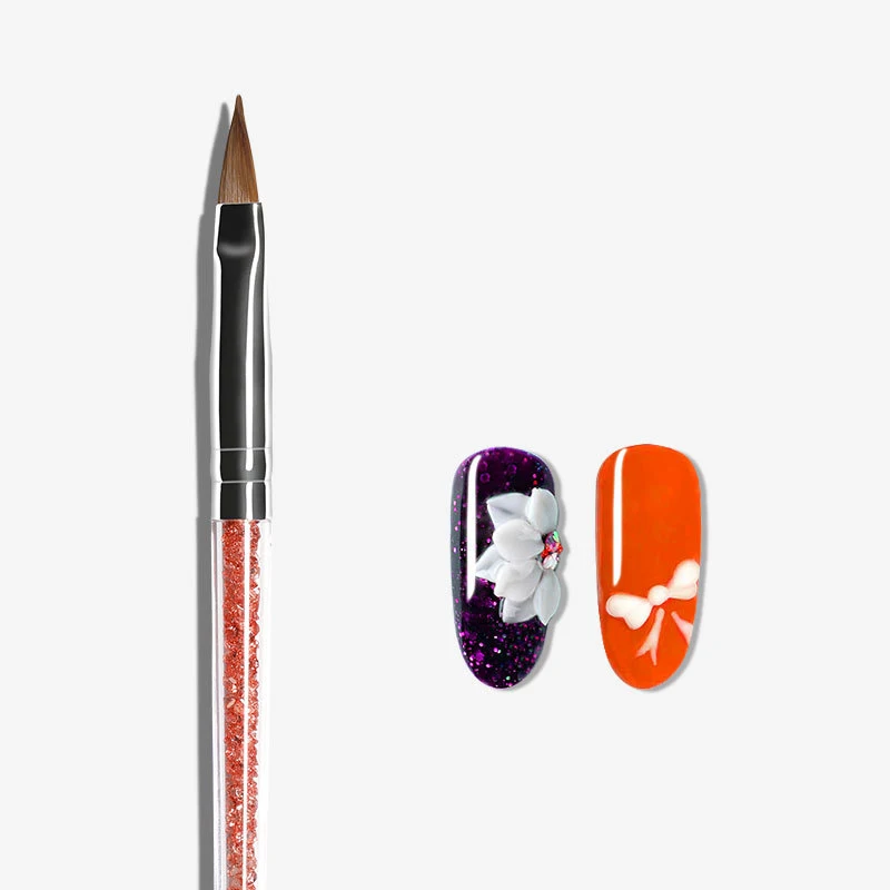 

High Quality Acrylic Nail Brush for nail art Set, Black