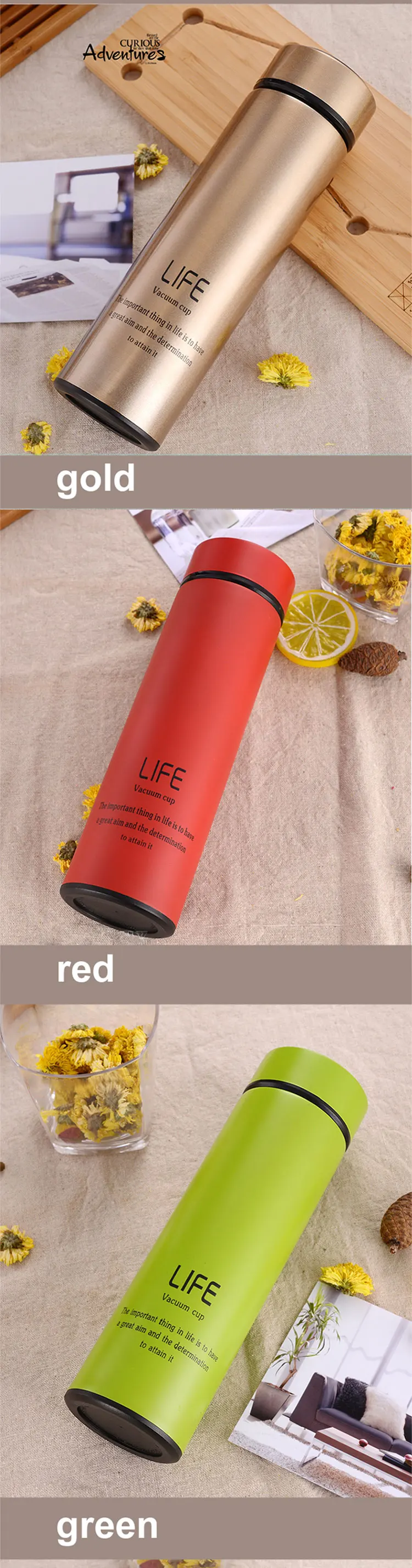 China manufacturer insulate tumbler fashionable business vacuum cup nano alkaline water flask VRVFB1787