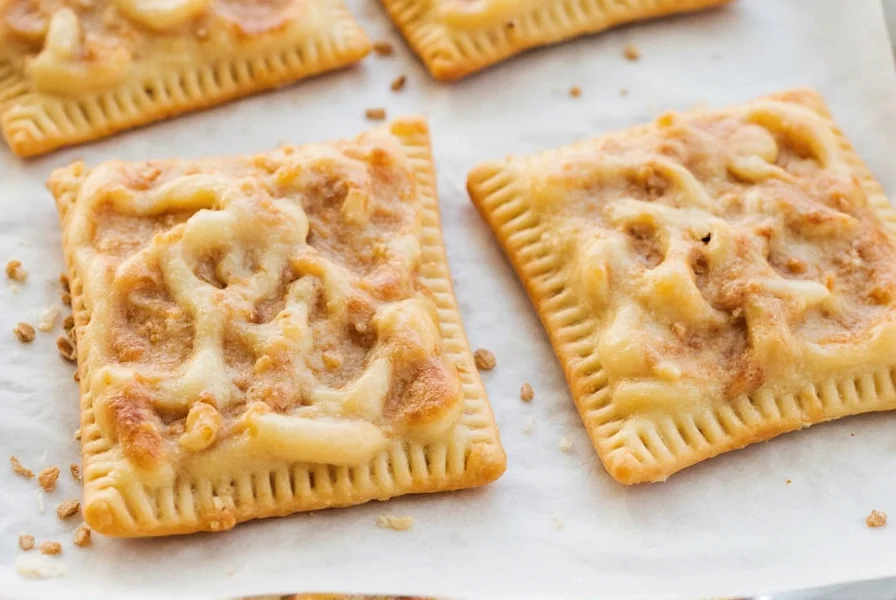 Step-by-step process of making homemade apple cinnamon pop tarts with golden pastry and bubbling apple filling