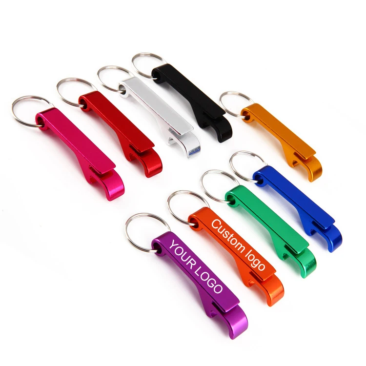 

Wholesale Multifunction Colored Aluminum Wrench Mini Beer Door Bottle Opener Keychain, Green,red,black,silver,blue,rose red,gold,and so on