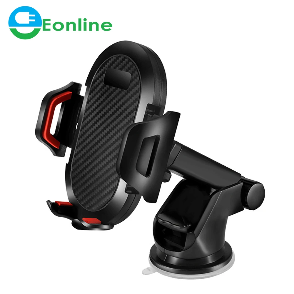 

Eonline Sucker Car Phone Holder Mount Stand GPS Telefon Mobile Cell Support For Phone 15 14 Pro Max X 7 8 Xiaomi Huawei Samsung