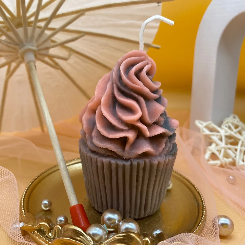 

B-3149 DIY handmade soap resin mold 3D Silicone Ice Cream mold clay candle mold, Blue