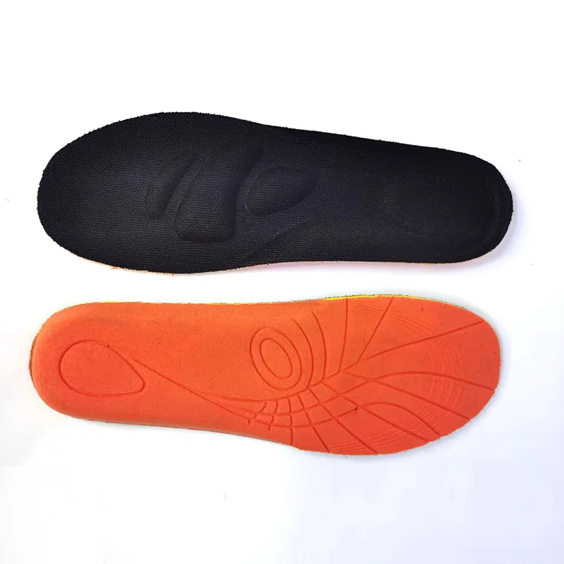 

men and women Sports high elastic cotton insole, Black/sky blue