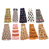 

Colorful cartoon pure cotton baby and toddler soft breathable warm leg warmer knee socks