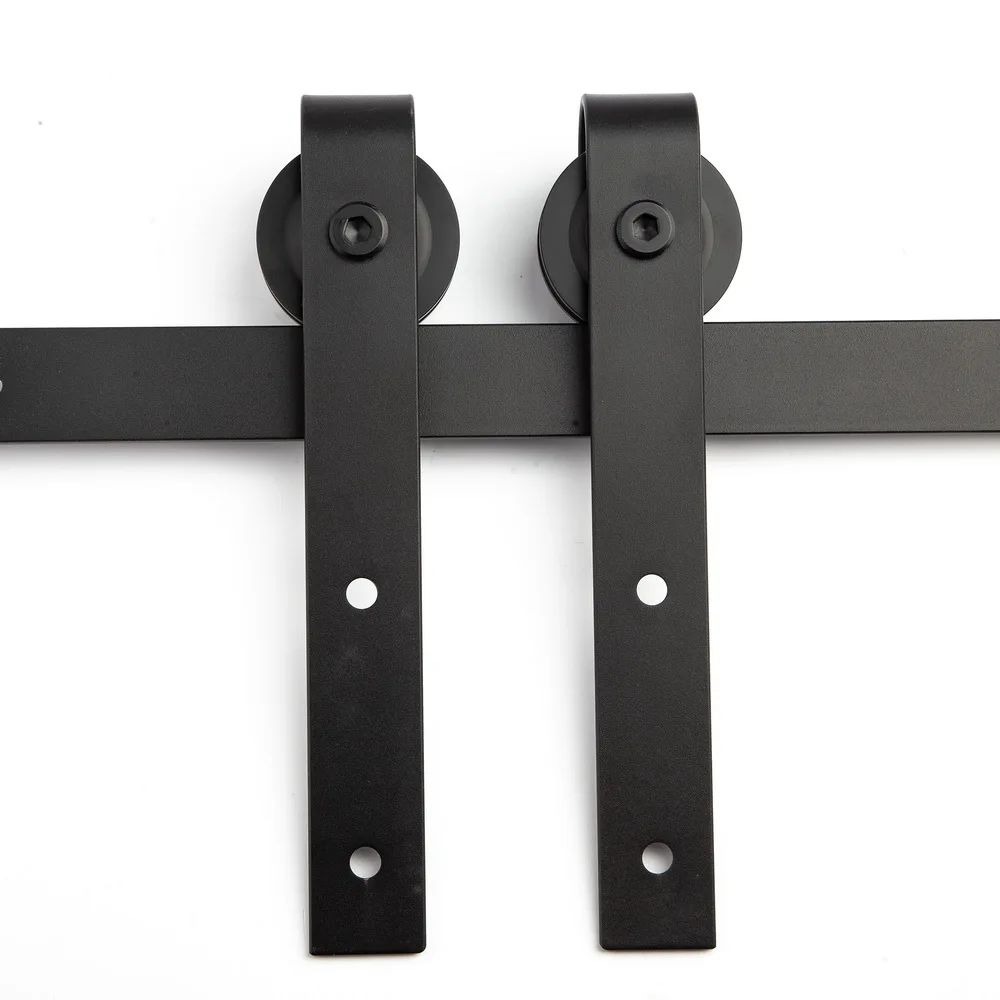 Barn Door Track Exterior Heavy Duty Set Rolling Industrial