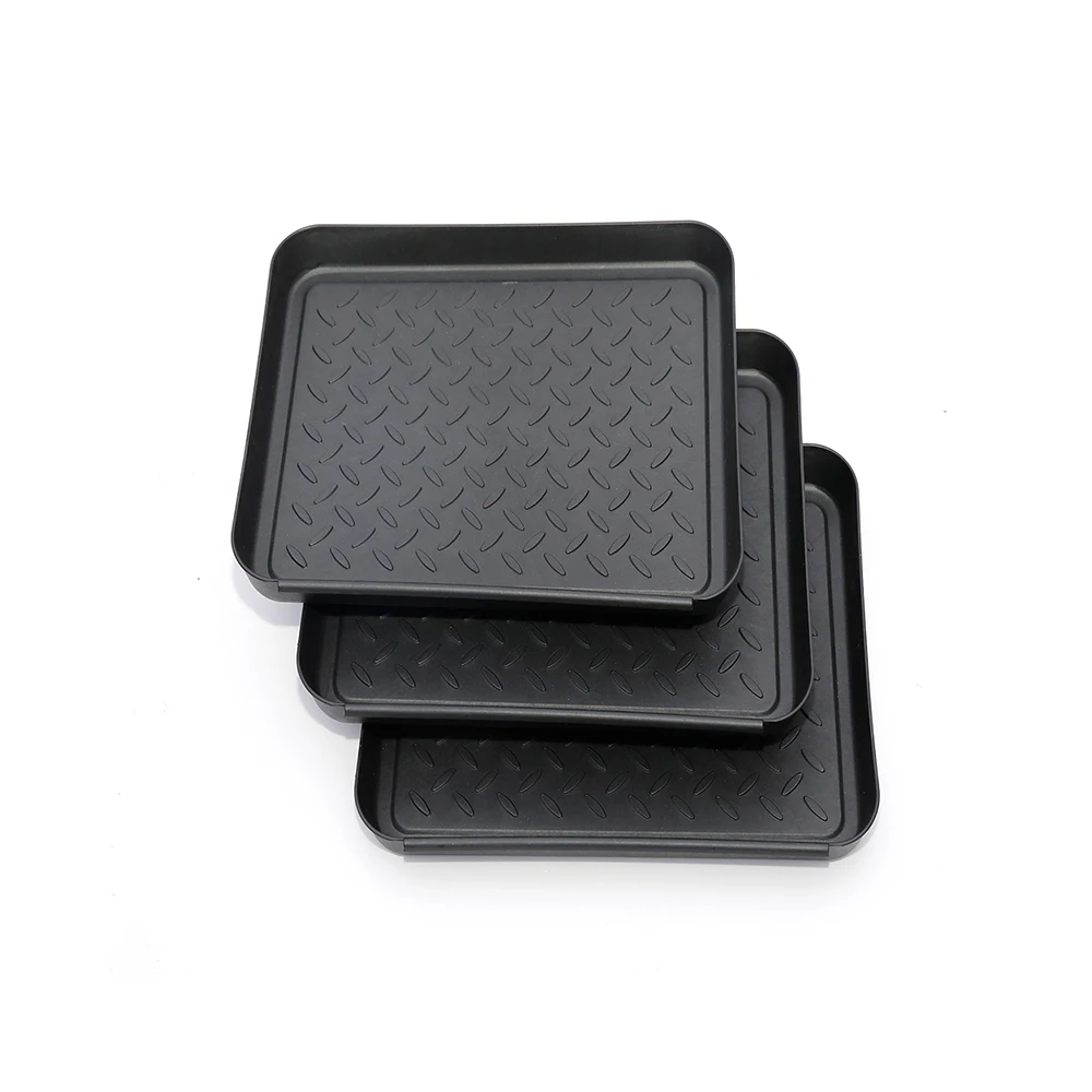 

Dirty Shoe Boot Trays For Winter Indoor and outdoor multifunctional boot pad tray portable black boot pad tray
