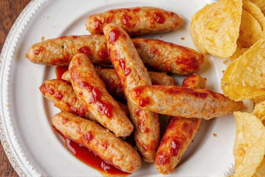 Table of core ingredients for chicken sausage