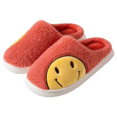 

Autumn/winter new slippers women non-slip wear-resistant indoor outdoor warm quiet cotton men house slippers, As picture