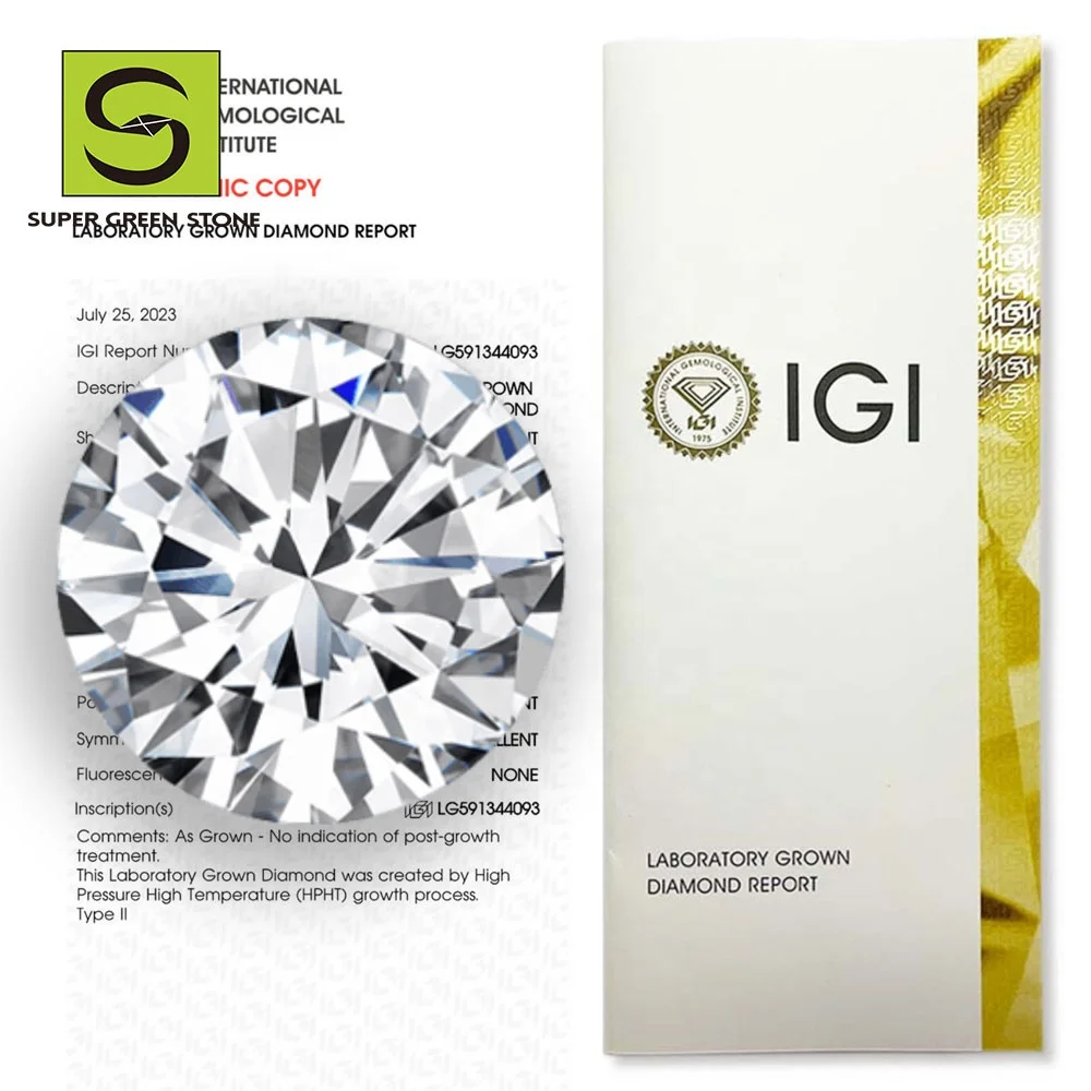 

SuperGS SGSD002 Def Color Synthetic Hpht Cvd Large Size Gia Certified Small Vvs Igi Certified Oval Loose Lab Diamond