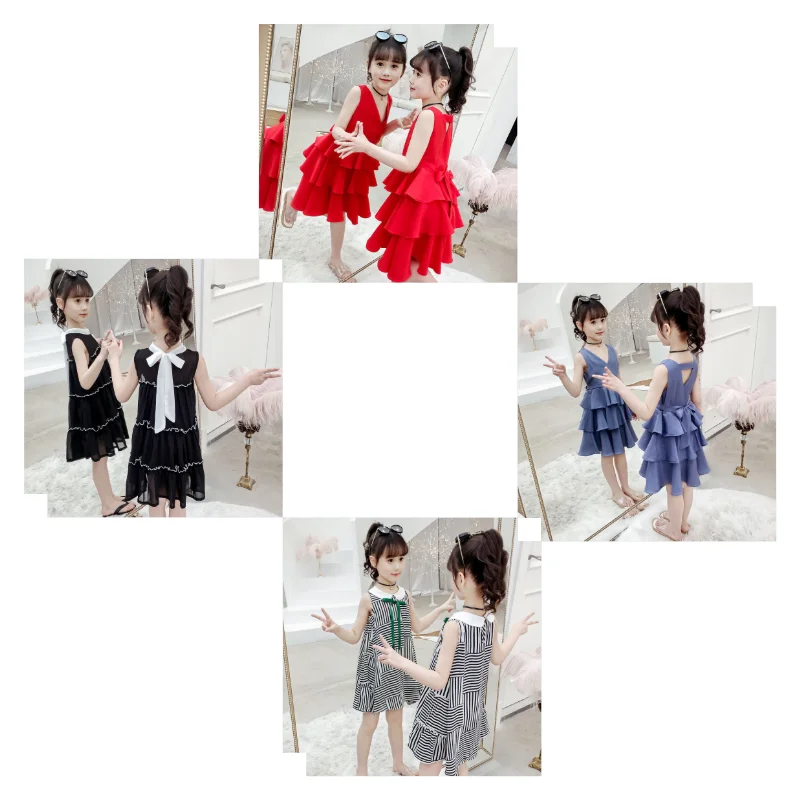

Summer children's clothing 2021 girls dress fashion new dress children's skirt factory direct sales