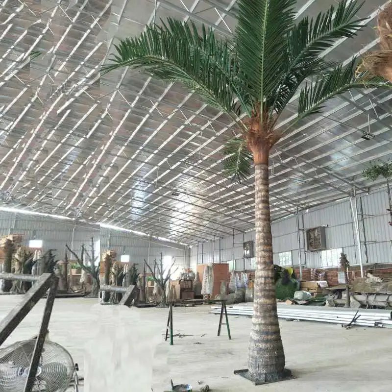 

3.5m height decorative artificial roystonea palm king coconut tree for outdoor decoration